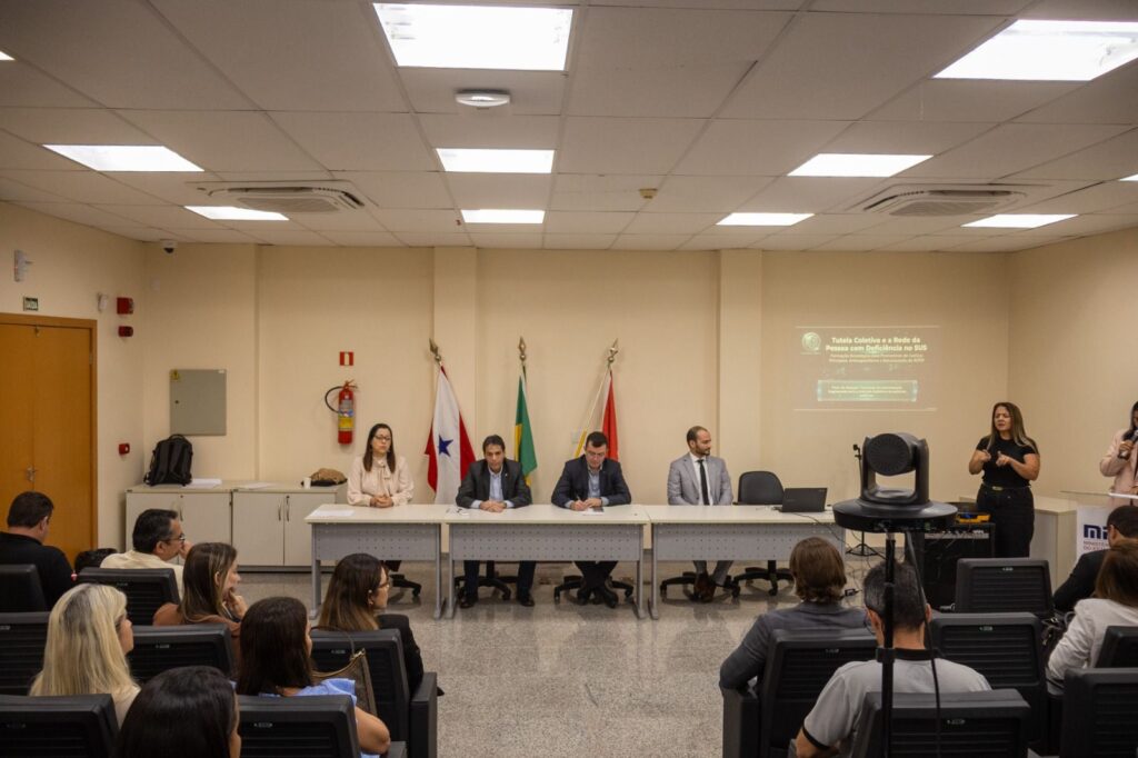 Promotoria de Justiça de Santana do Araguaia, com edição Ascom MPPA