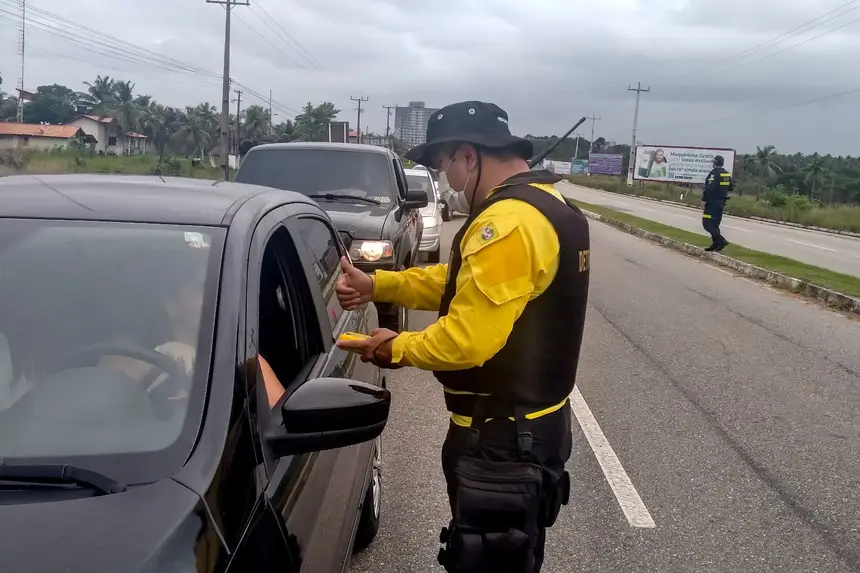 alcoolemia em todo o Pará, 376 a mais do que em 2024. Porém, nas rodovias onde o