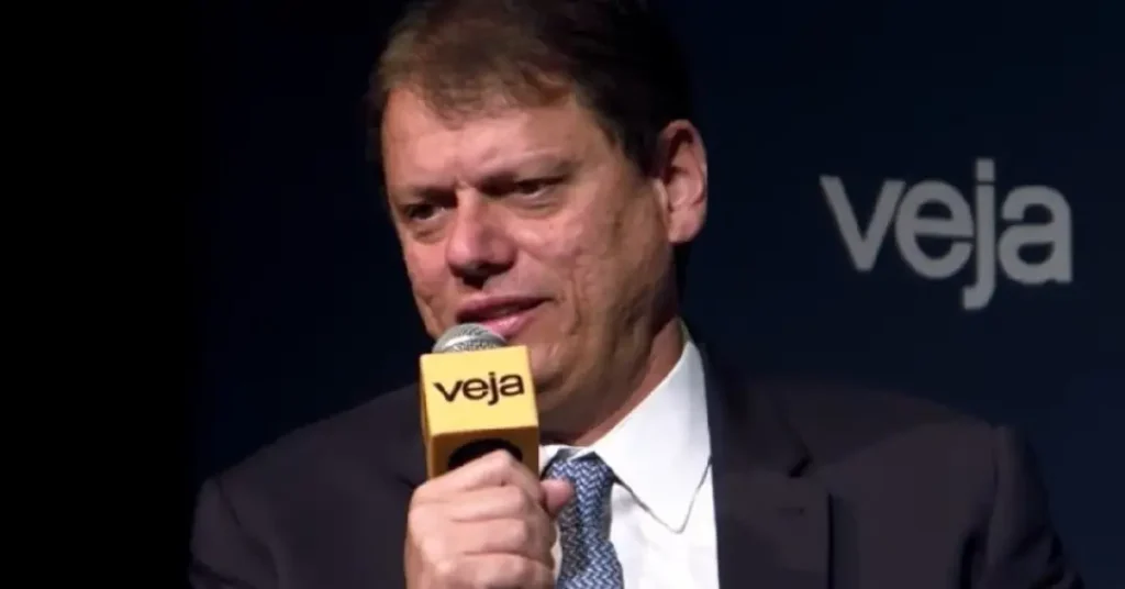 Tarcísio de Freitas na sabatina da VEJA: governador de SP discute futuro político