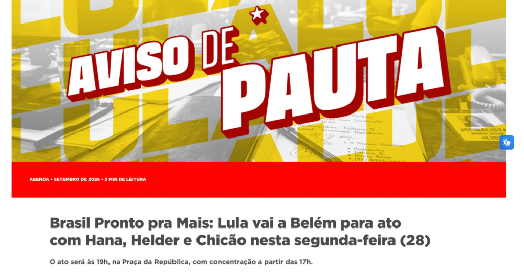 Ausência de Celso Sabino em ato de Lula em Belém expõe complexas alianças no Pará