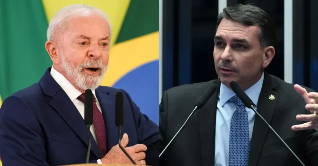 Nova pesquisa eleitoral testa cenários entre Lula e Flávio Bolsonaro