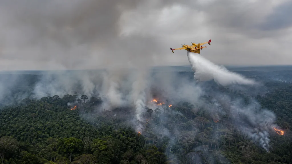 Amazonas recebe reforço federal para combater queimadas e fumaça em 36 municípios