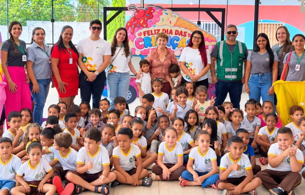 Crianças de creche em Ourilândia do Norte recebem presentes em ação solidária