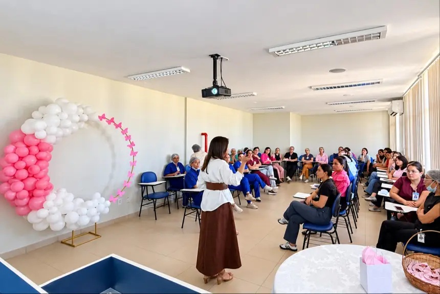 Hospital Regional do Sudeste do Pará reforça prevenção e autocuidado em Outubro Rosa