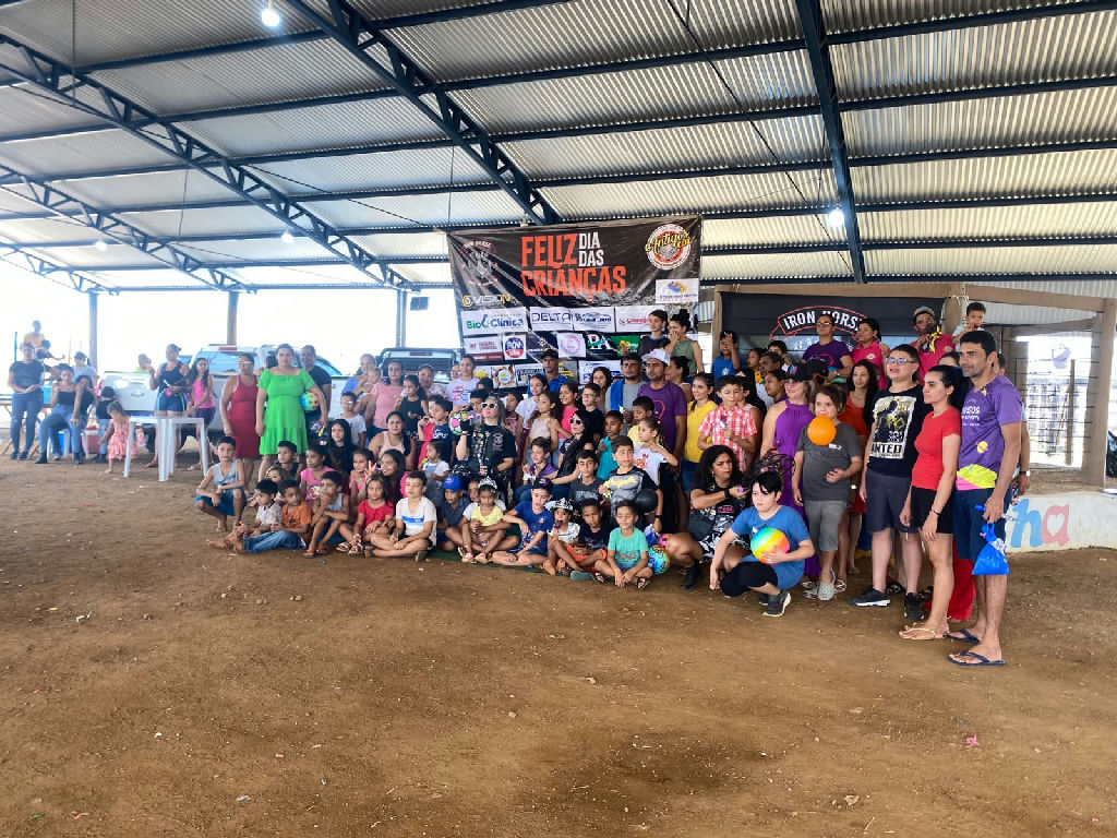 Solidariedade sobre duas rodas: Iron Horse MC leva festa a crianças de Canaã dos Carajás