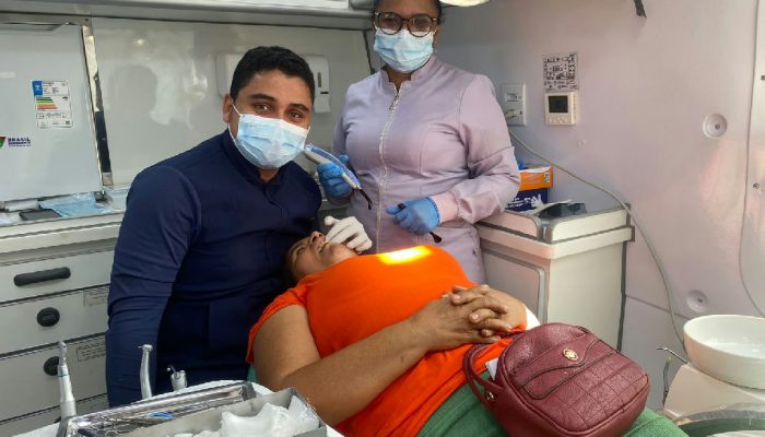 Carreta da Mulher amplia acesso à saúde durante aniversário da Vila Carimã