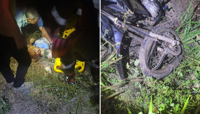 Feridos em colisão frontal de carro e moto em Ourilândia do Norte acendem alerta
