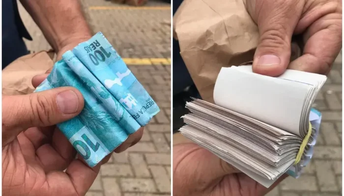Golpe da recompensa faz vítima perder mais de R$ 10 mil no Centro de Canaã