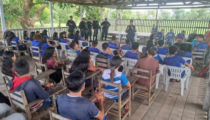 no Baixo Amazonas Polícia Militar/Divulgação