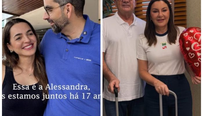 Os casais Alessandra Haber e Daniel Santos, ao lado de Hana Ghassan, governadora do Pará e o marido, José Roberto Tuma da Ponte.