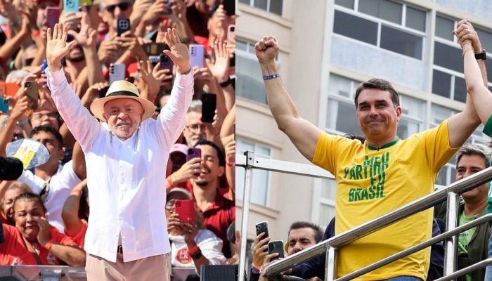 Largada da campanha presidencial: Lula e Flávio Bolsonaro mobilizam redutos estratégicos