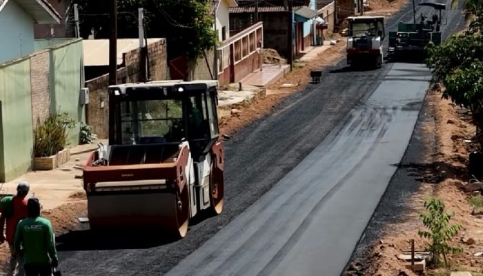 Moradores celebram pavimentação da rua Canavial em Tucumã após anos de espera