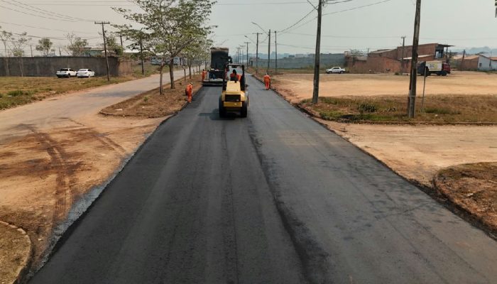 Pavimentação avança no Cidade Jardim e contempla novos residenciais de Marabá