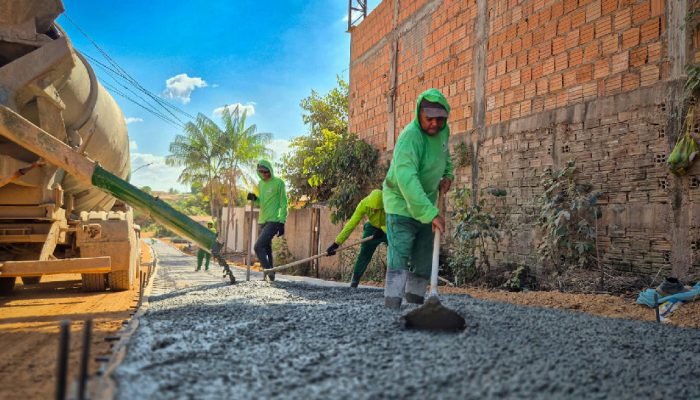 Pavimentação em concreto transforma mobilidade nos bairros Araguaia e Nossa Senhora Aparecida