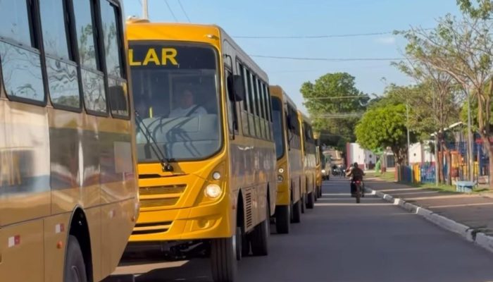 Sob a gestão de Dr. Rener, Redenção conquista nova frota de ônibus escolares
